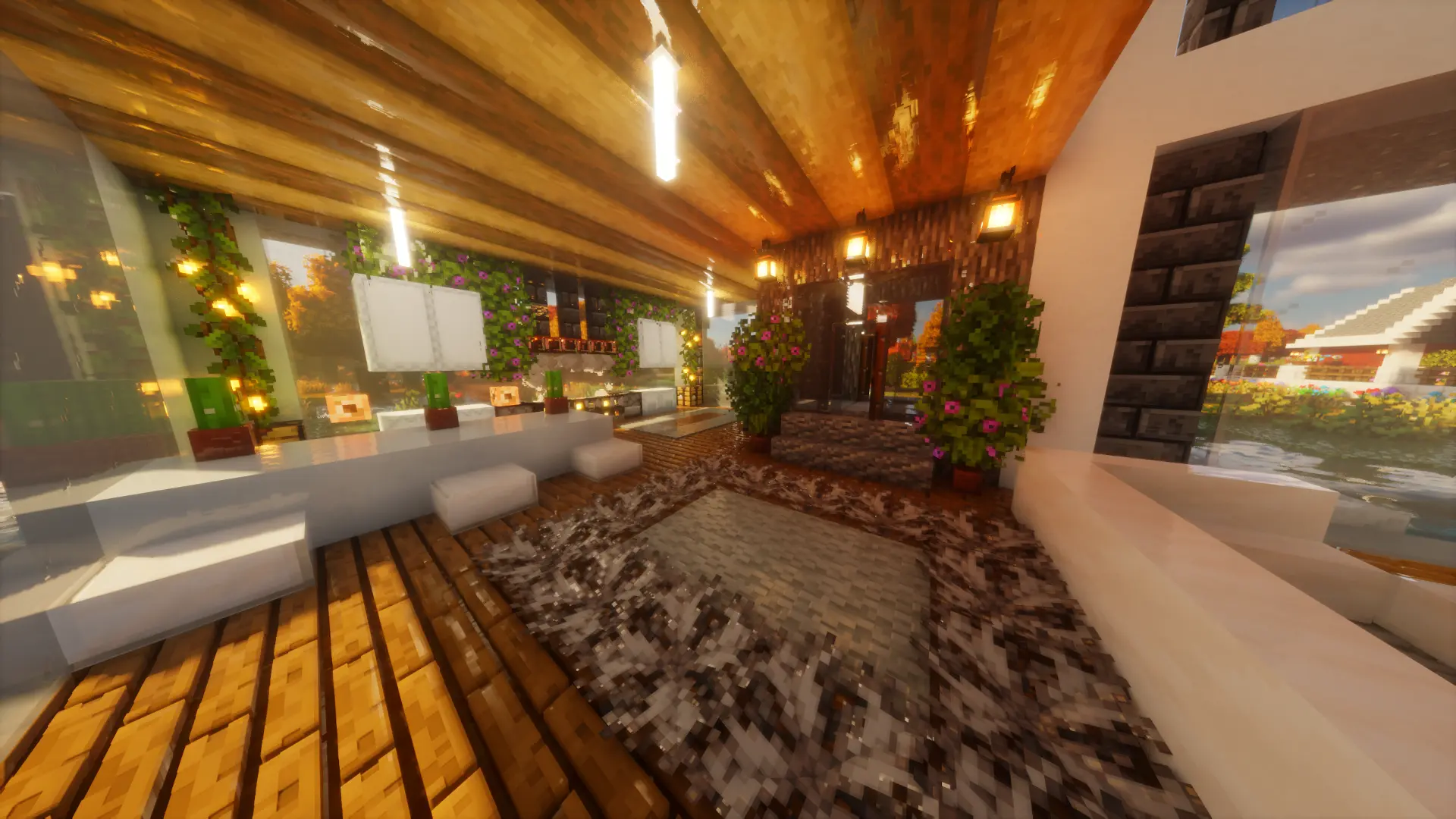 Autumn leaves and bricks in sunlight – RTX resource pack | OmniRTX
